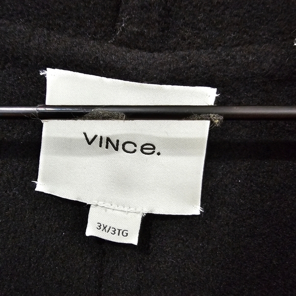 Vince Drape Neck Belted Wool & Cashmere Coat - Picture 5 of 7